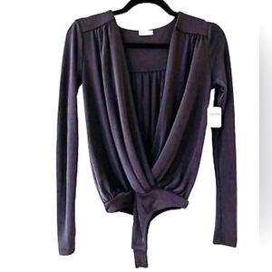 NWT FREE PEOPLE Black Long Sleeve